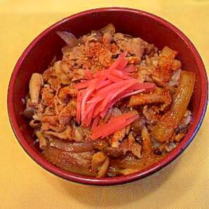 忙しいときのお助けレシピ 簡単 豚丼 レシピ 作り方 By プンママン 楽天レシピ